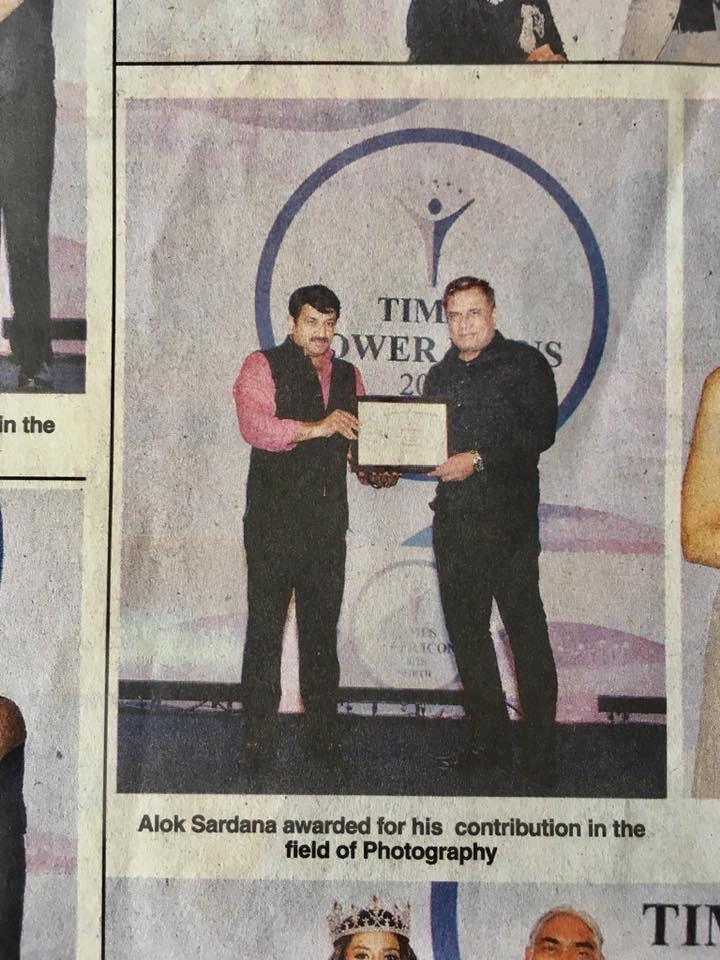 Alok Sardana — Times Power Icons award